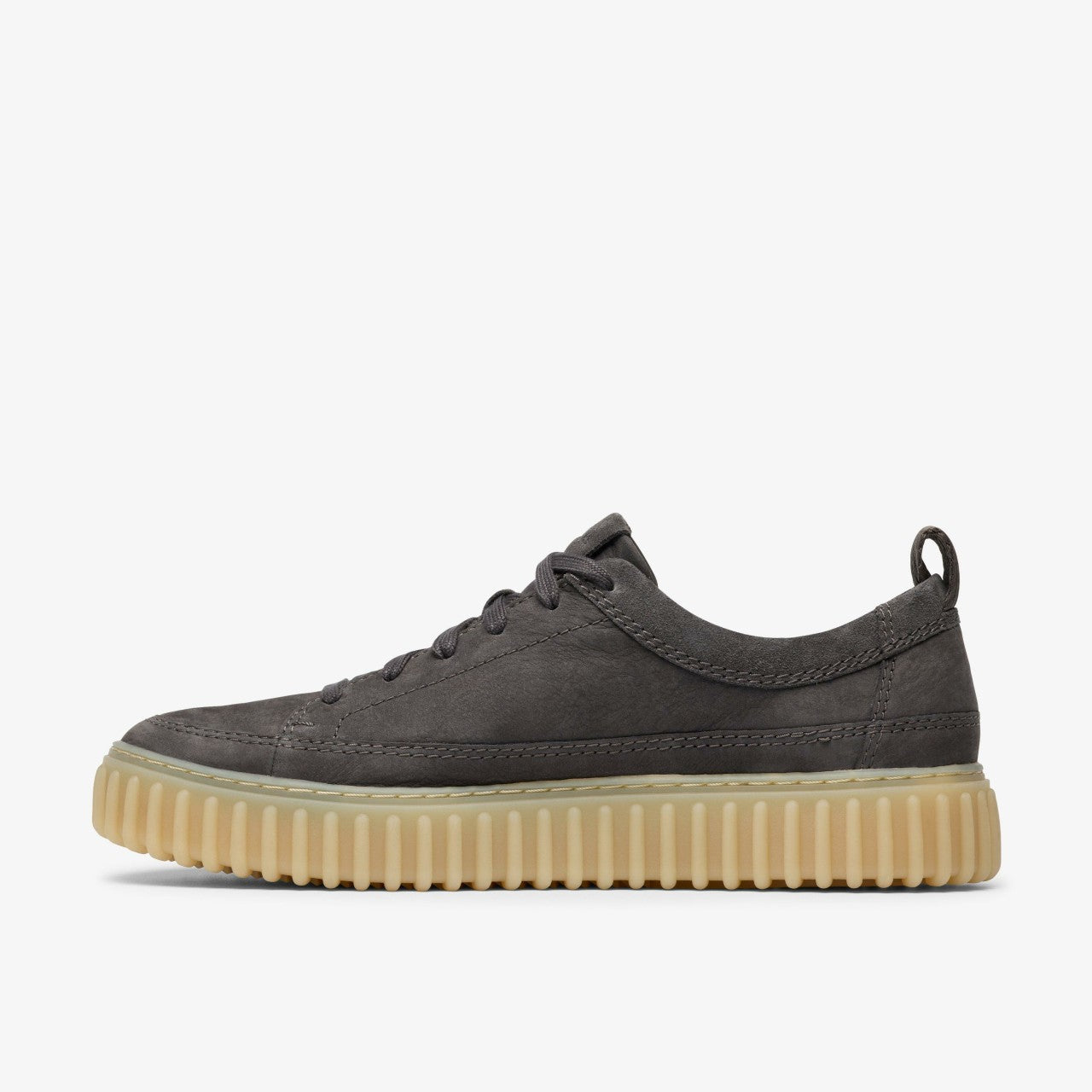 Torhill Lace Dark Grey Nubuck | Clarks outlet