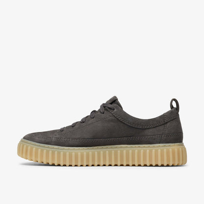 Torhill Lace Dark Grey Nubuck | Clarks outlet