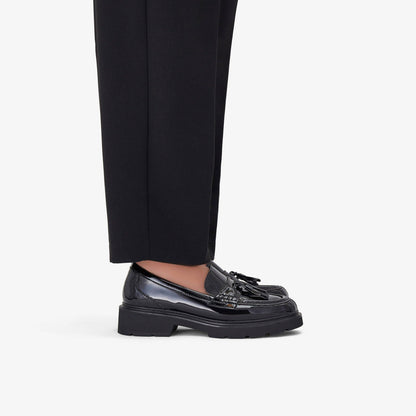 Lauryl Tassel Black Patent | Clarks online