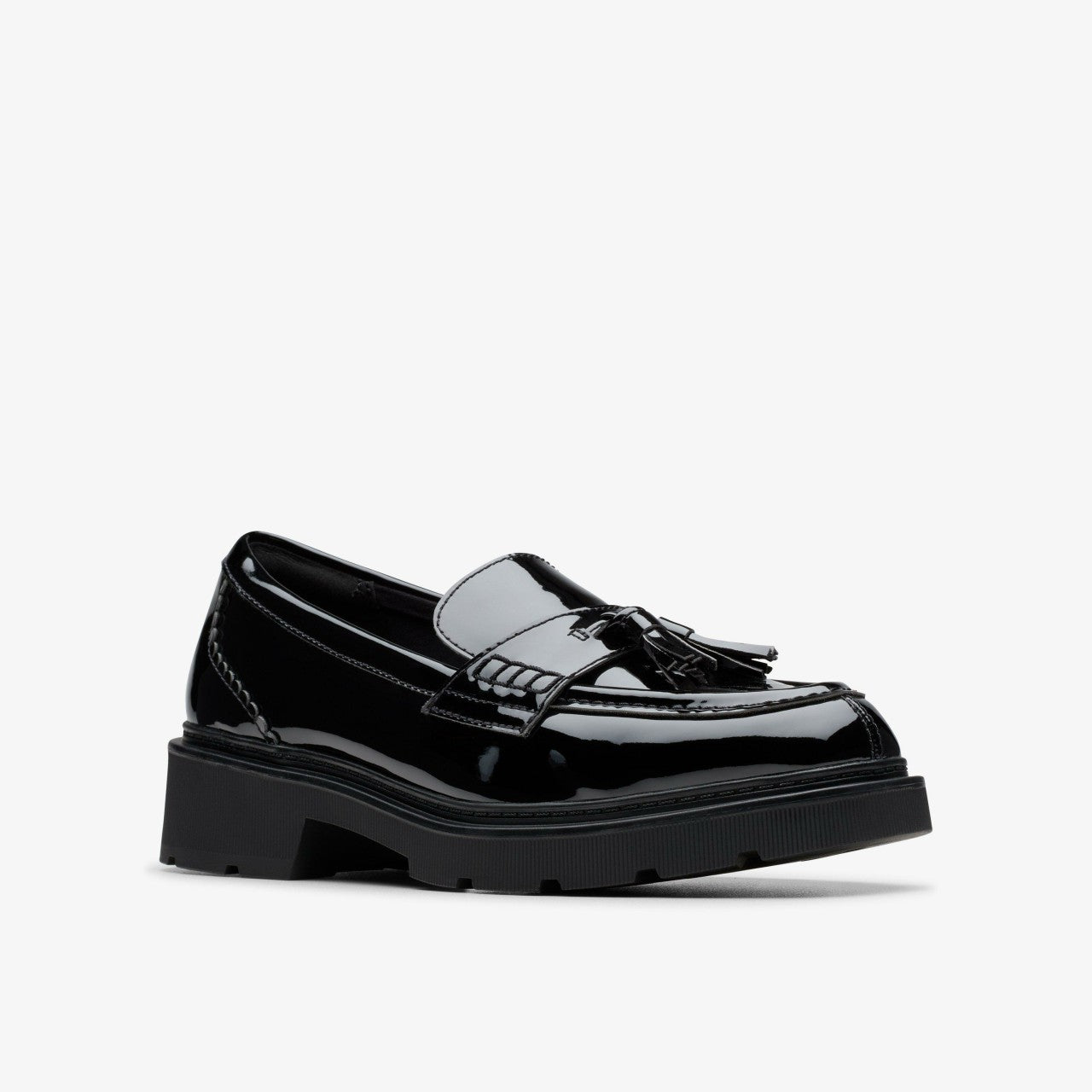 Lauryl Tassel Black Patent | Clarks online