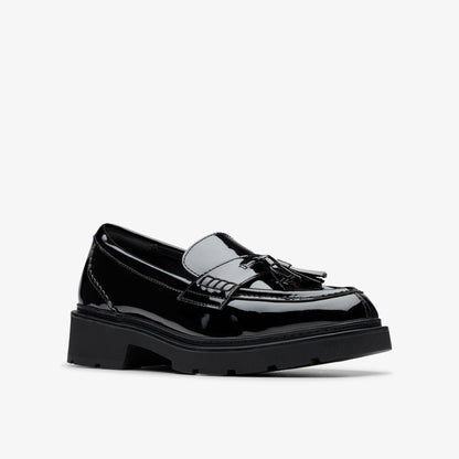 Lauryl Tassel Black Patent | Clarks online
