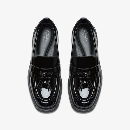 Lauryl Tassel Black Patent | Clarks online
