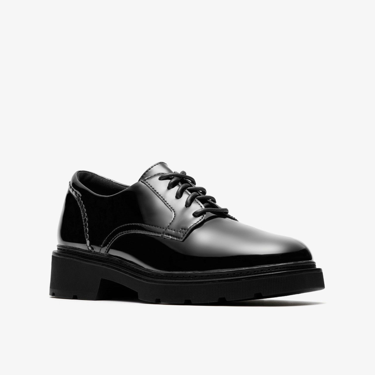Lauryl Lace Black Patent | Clarks discount