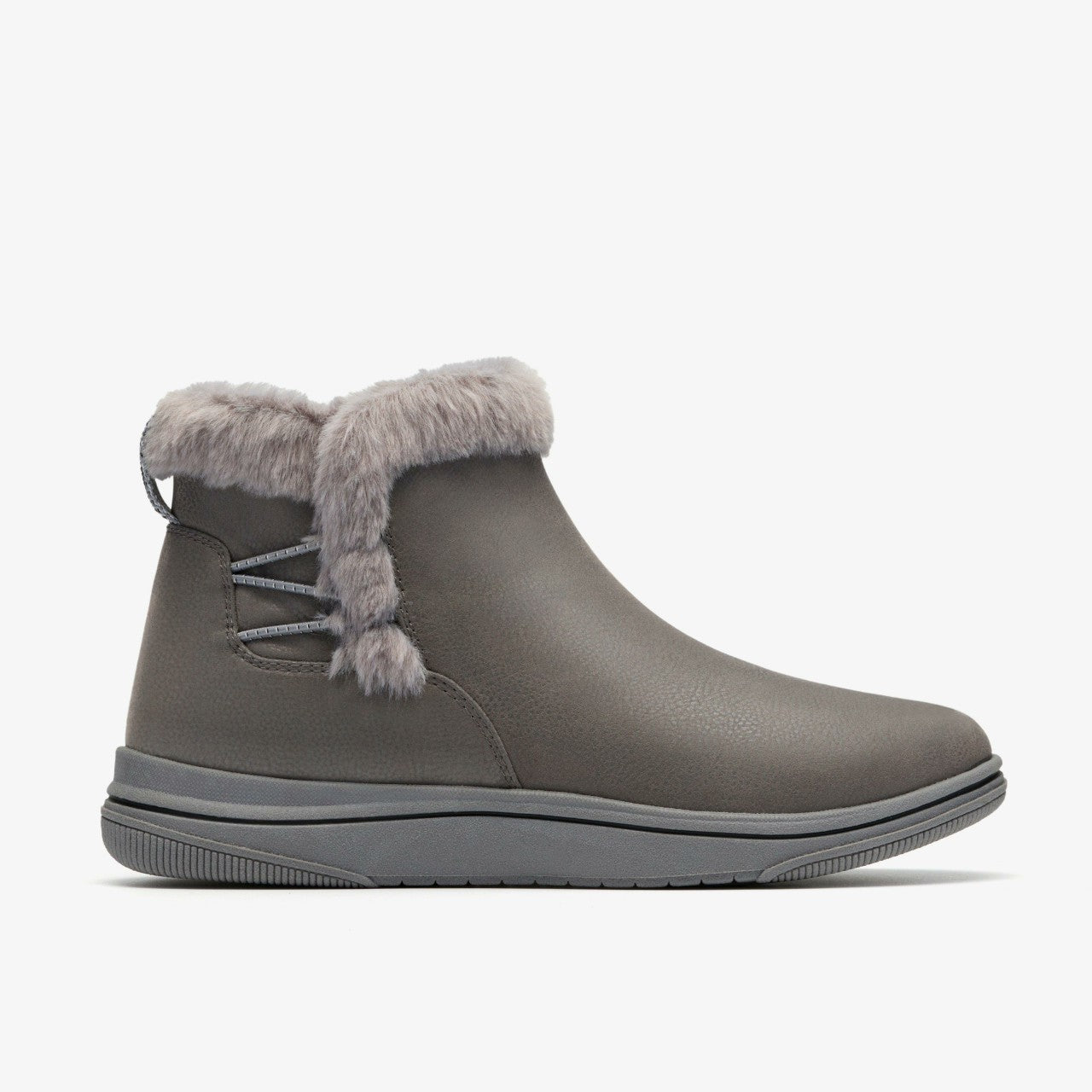 Brinkley Fur Dark Grey Combination | Clarks Sale
