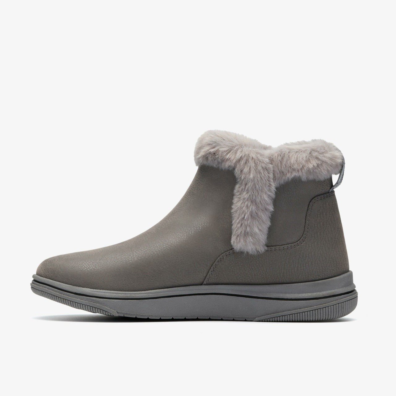 Brinkley Fur Dark Grey Combination | Clarks Sale