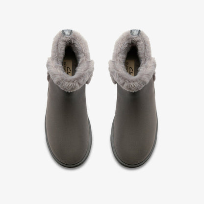 Brinkley Fur Dark Grey Combination | Clarks Sale