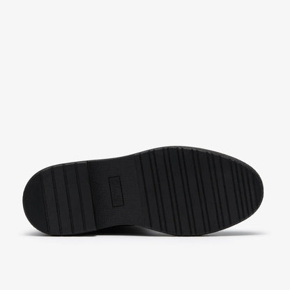 Muster Chain Black Leather | Clarks for sale