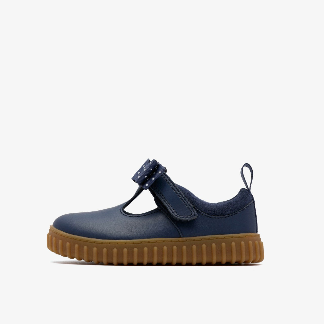 Cove Bow Toddler Navy Leather | Clarks online
