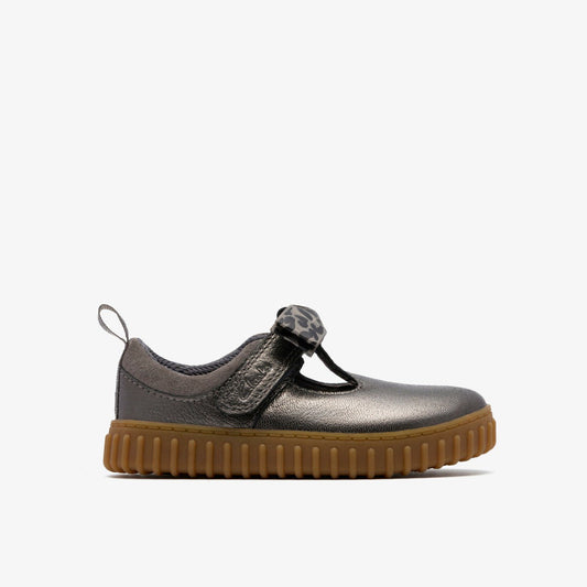 Cove Bow Toddler Silver Metallic | Clarks on Sale