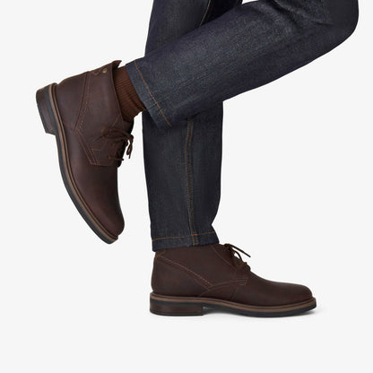 Newford Mid Waterproof Brown Warmlined Leather | Clarks Sale