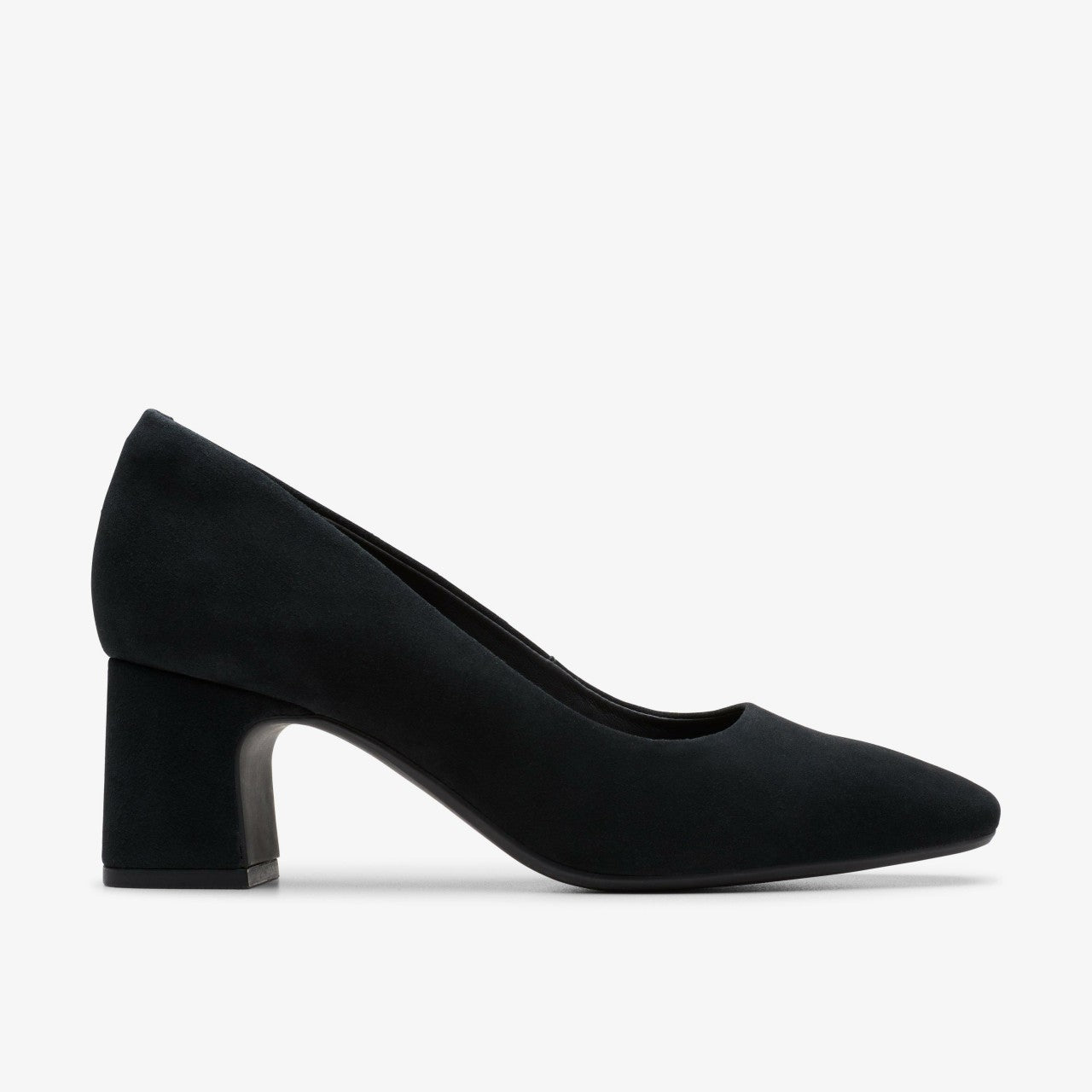 Fernie Court Black Suede | Clarks outlet