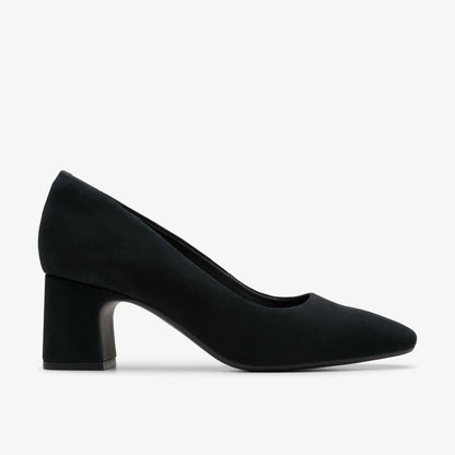 Fernie Court Black Suede | Clarks outlet
