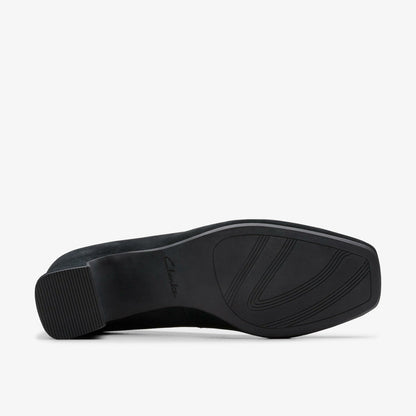 Fernie Court Black Suede | Clarks outlet