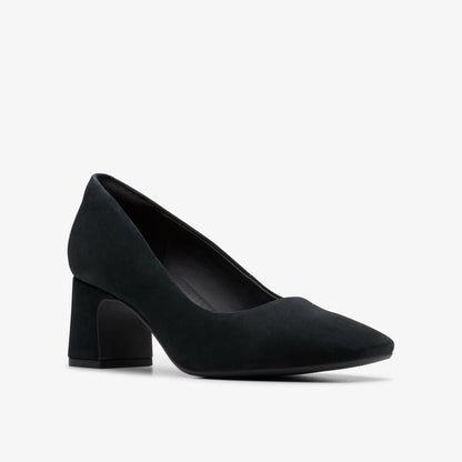 Fernie Court Black Suede | Clarks outlet