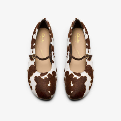 Livia Sky Cow Print | Clarks on Sale