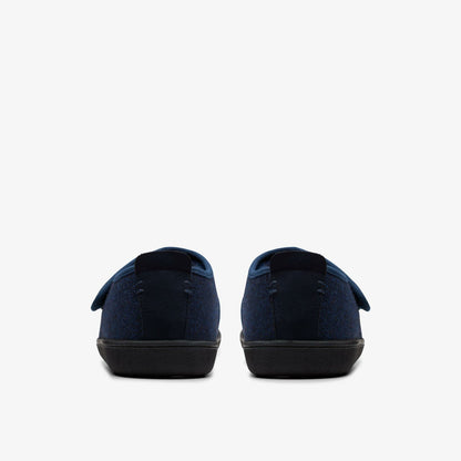 King Riptape Slipper Navy Interest | Clarks online