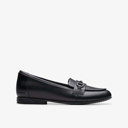 Finja Loafer Older Black Leather | Clarks outlet