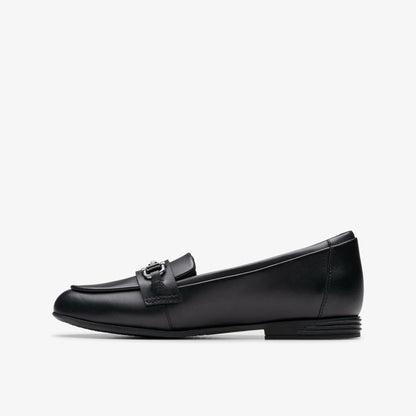 Finja Loafer Older Black Leather | Clarks outlet