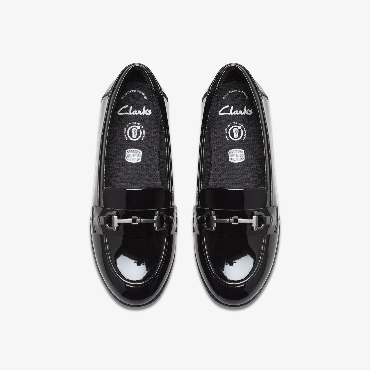 Finja Loafer Older Black Patent | Clarks discount