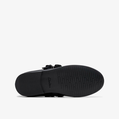 Finja Bar Older Black Leather | Clarks on Sale