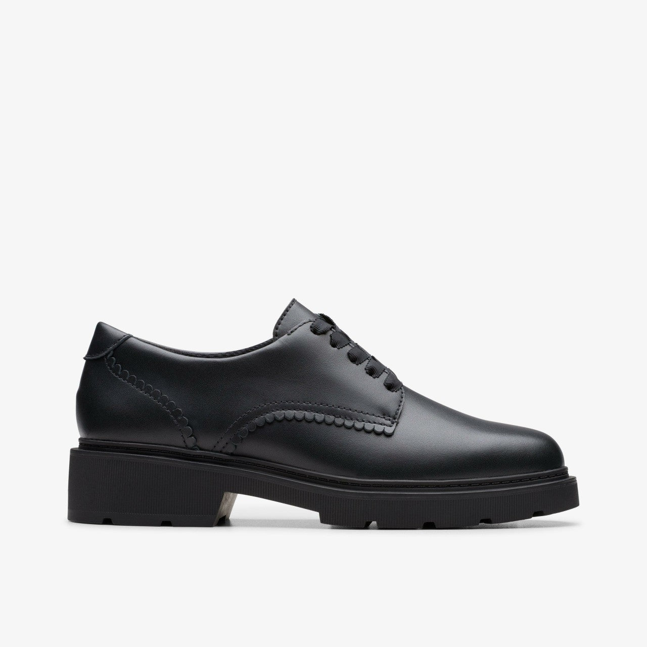 Eris Pure Youth Black Leather | Clarks outlet