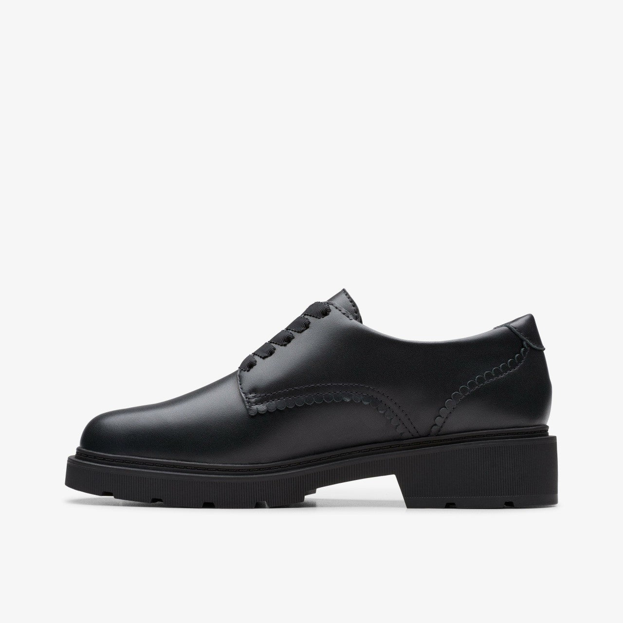 Eris Pure Youth Black Leather | Clarks outlet