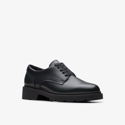 Eris Pure Youth Black Leather | Clarks outlet