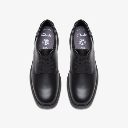 Eris Pure Youth Black Leather | Clarks outlet