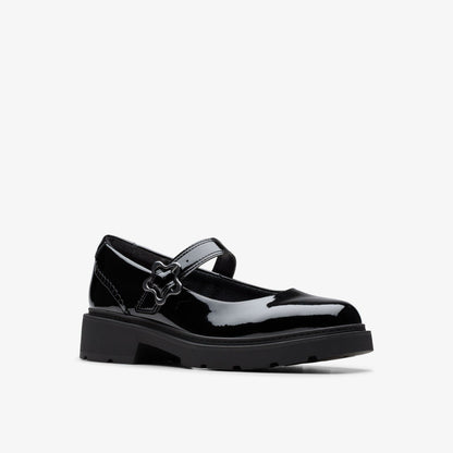 Eris Jane Youth Black Patent | Clarks discount