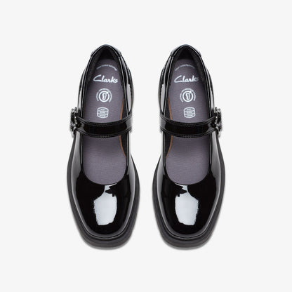 Eris Jane Youth Black Patent | Clarks discount