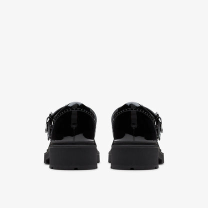 Eris Hope Youth Black Patent | Clarks for sale