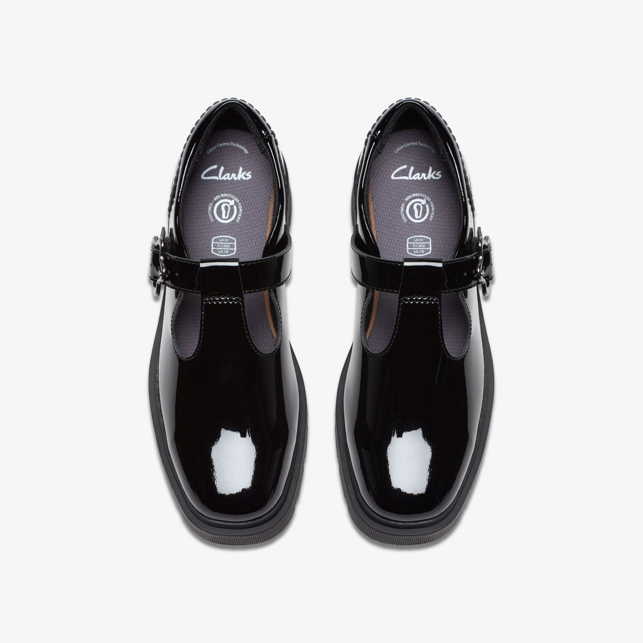 Eris Hope Youth Black Patent | Clarks for sale
