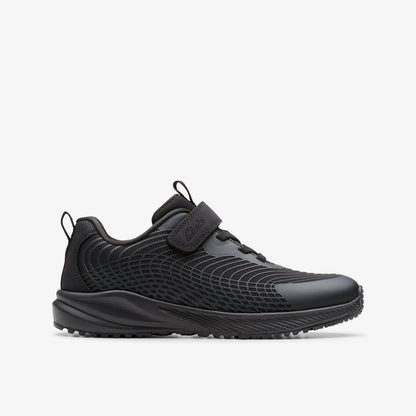 Deyes Dash Kid Black/Black | Clarks outlet