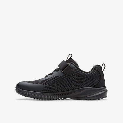 Deyes Dash Kid Black/Black | Clarks outlet