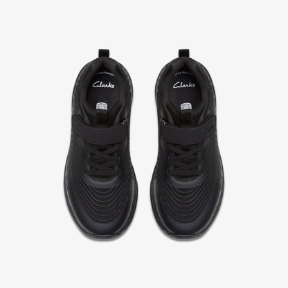 Deyes Dash Kid Black/Black | Clarks outlet