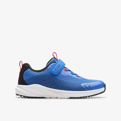 Deyes Dash Kid Blue Synthetic | Clarks on Sale