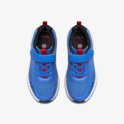 Deyes Dash Kid Blue Synthetic | Clarks on Sale