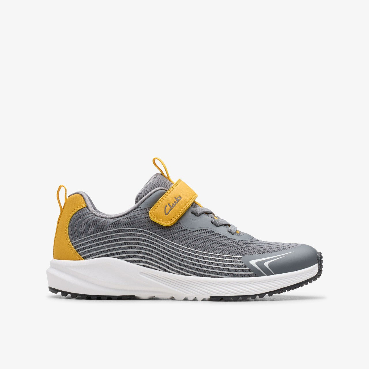 Deyes Dash Kid Grey Synthetic | Clarks Sale