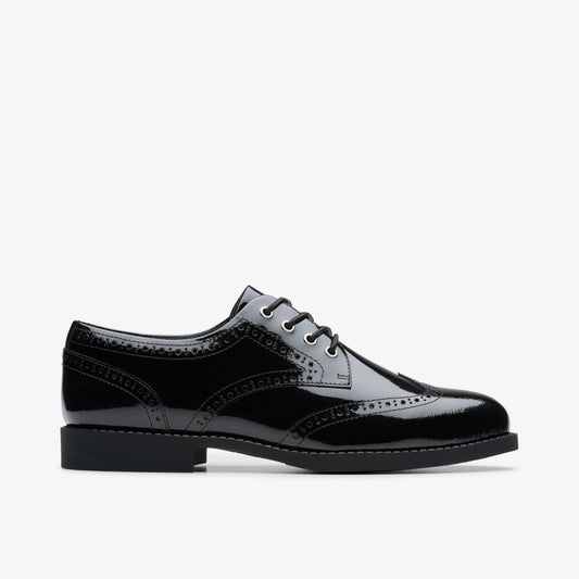 Tapa Pure Youth Black Patent | Clarks Sale