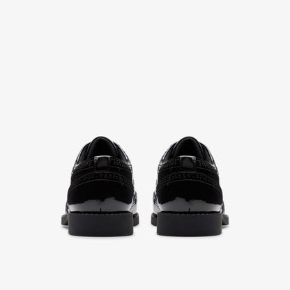 Tapa Pure Youth Black Patent | Clarks Sale