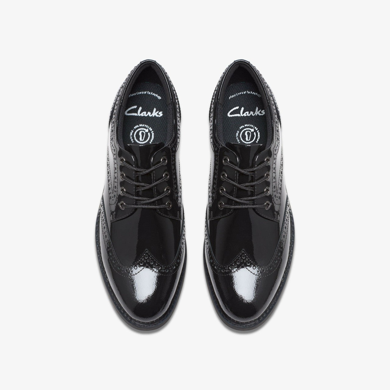 Tapa Pure Youth Black Patent | Clarks Sale