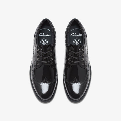 Tapa Pure Youth Black Patent | Clarks Sale