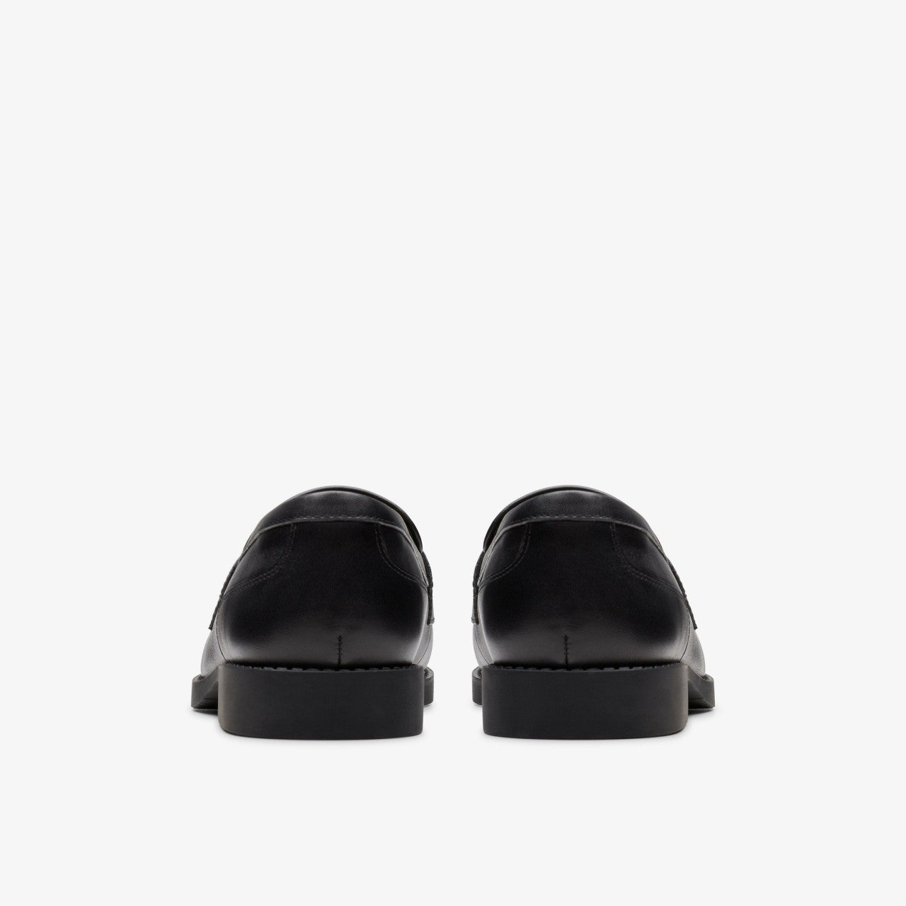 Tapa Edge Youth Black Leather | Clarks for sale