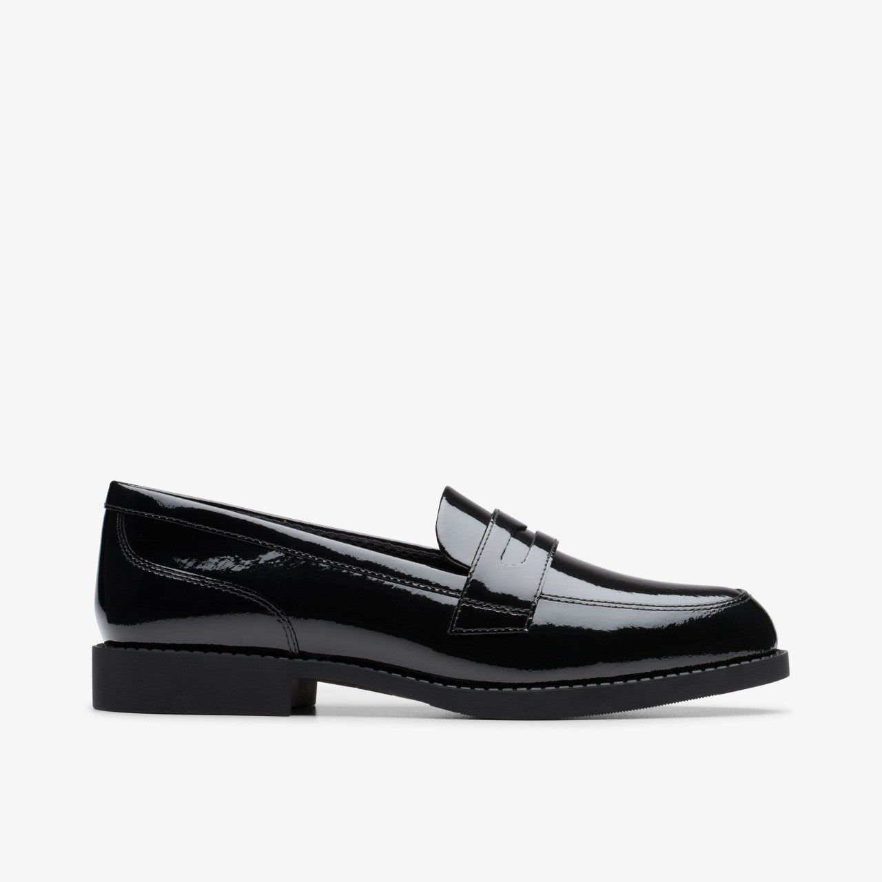 Tapa Edge Youth Black Patent | Clarks on Sale