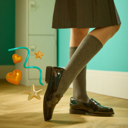 Tapa Edge Youth Black Patent | Clarks on Sale
