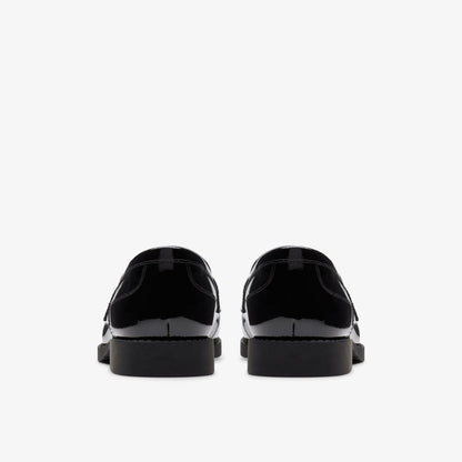 Tapa Edge Youth Black Patent | Clarks on Sale