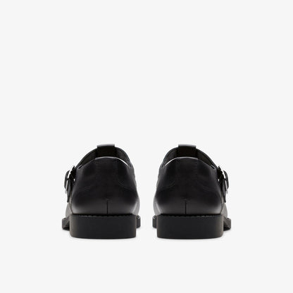 Tapa Hope Youth Black Leather | Clarks on Sale