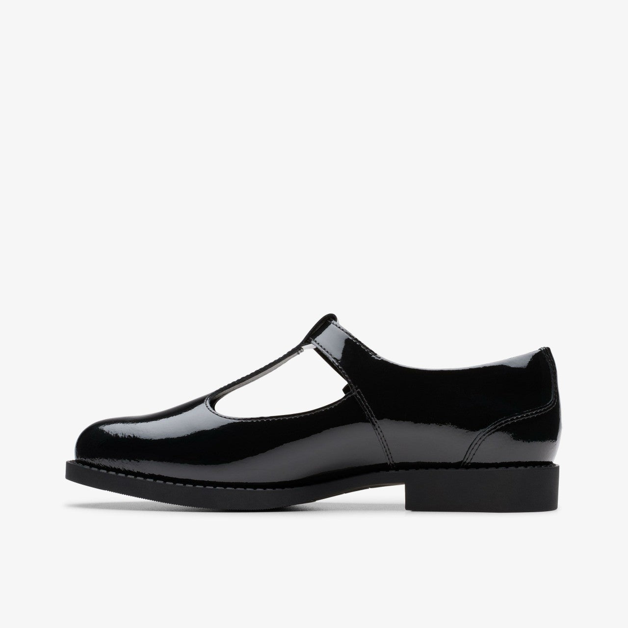 Tapa Hope Youth Black Patent | Clarks for sale