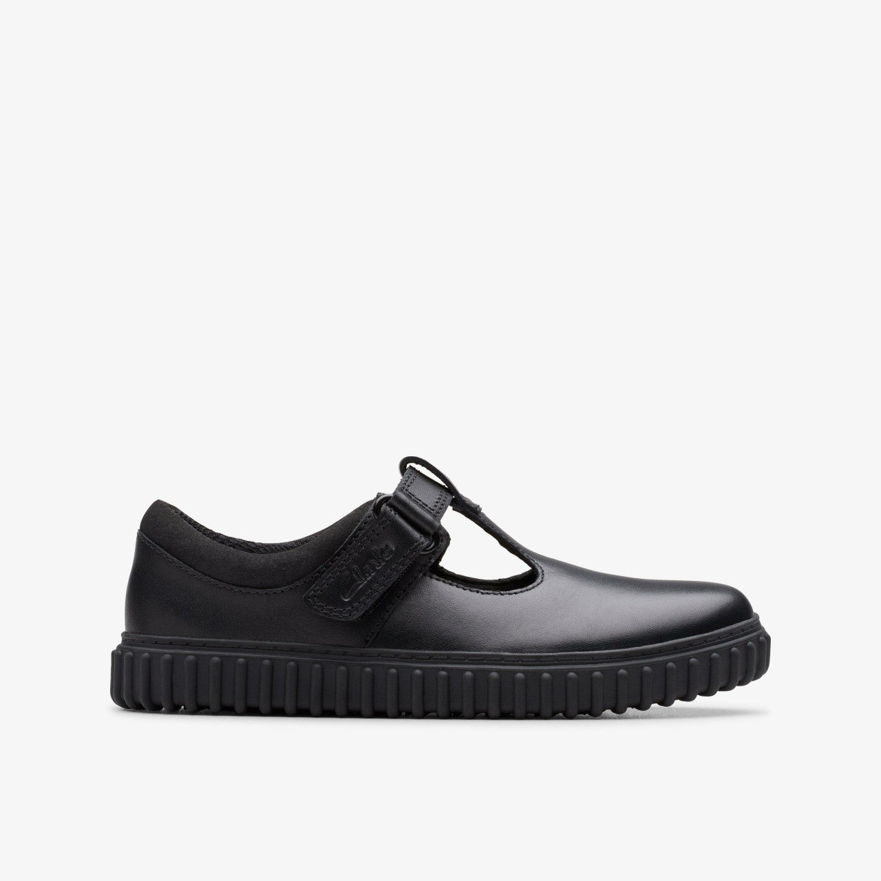 Cove Hope Kid Black Leather | Clarks for sale