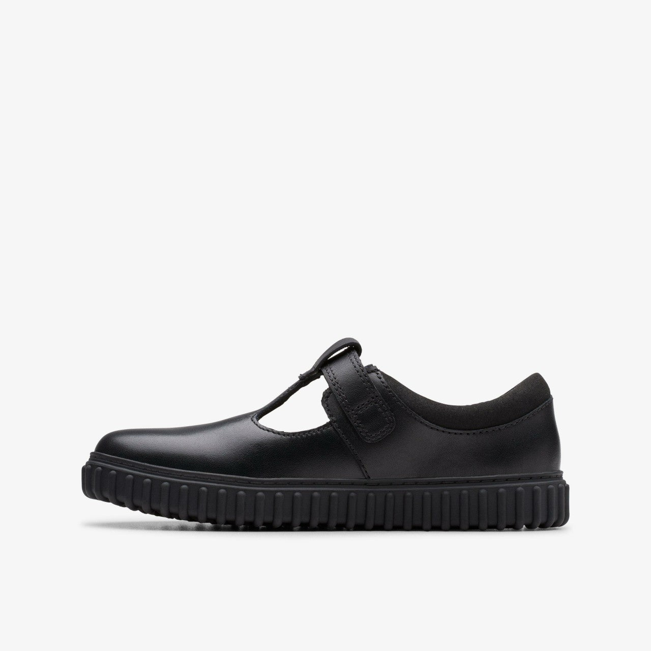 Cove Hope Kid Black Leather | Clarks for sale